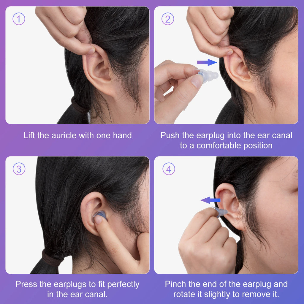 CowLost | headphone-headset-accessories-new-bee-se14-high-fidelity-musician-silicone-noise-filter-earplugs |6
