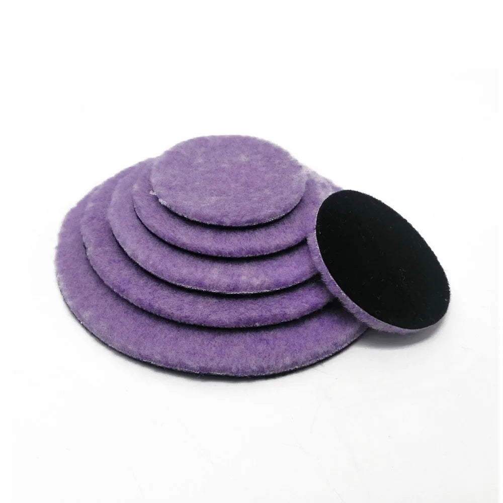 CowLost | cdwts-2-inch-mini-purple-wool-polish-pad-wax-for-automotive |6