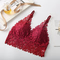 CowLost | product_id-wireless-lace-v-neck-push-up-bralette-for-women-comfortable-wireless-lift |9
