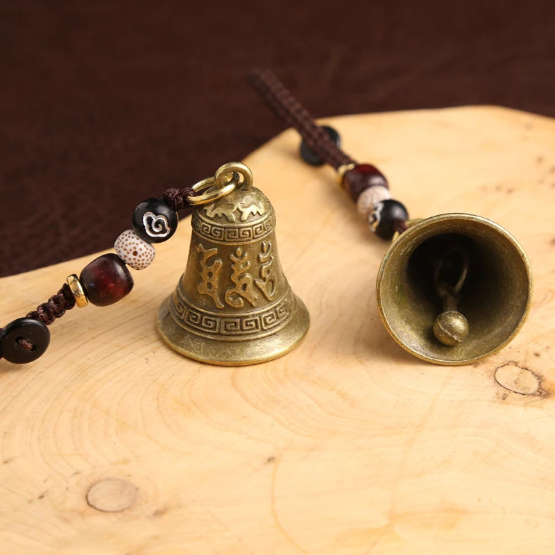 CowLost | product_id-vintage-tibetan-buddhist-mantra-bell-keychain-pendant-handcrafted-rope-car-ornament-gift |1