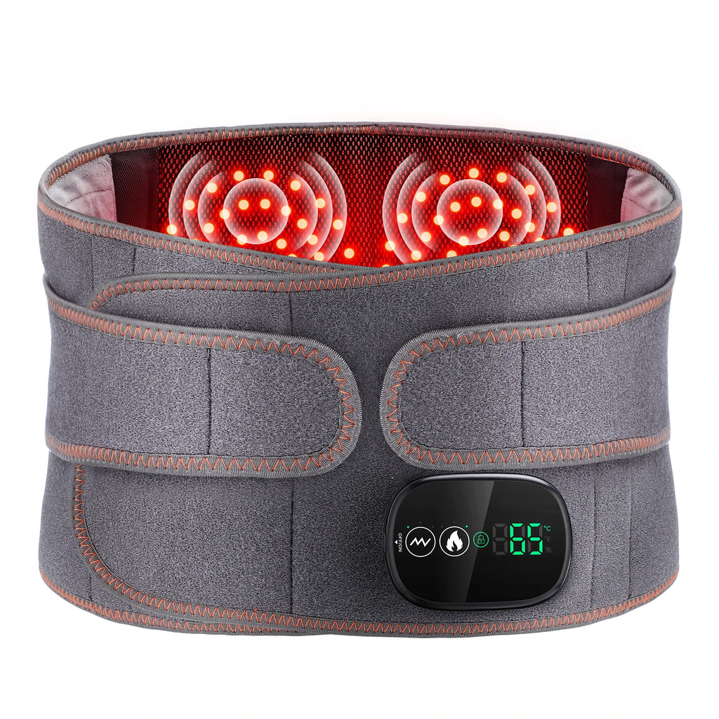 CowLost | electric-heating-waist-massage-belt-infrared-vibration-hot-compress |1