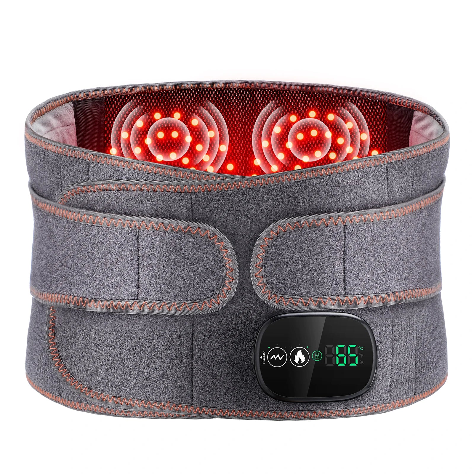 CowLost | electric-heating-waist-massage-belt-infrared-vibration-hot-compress |1