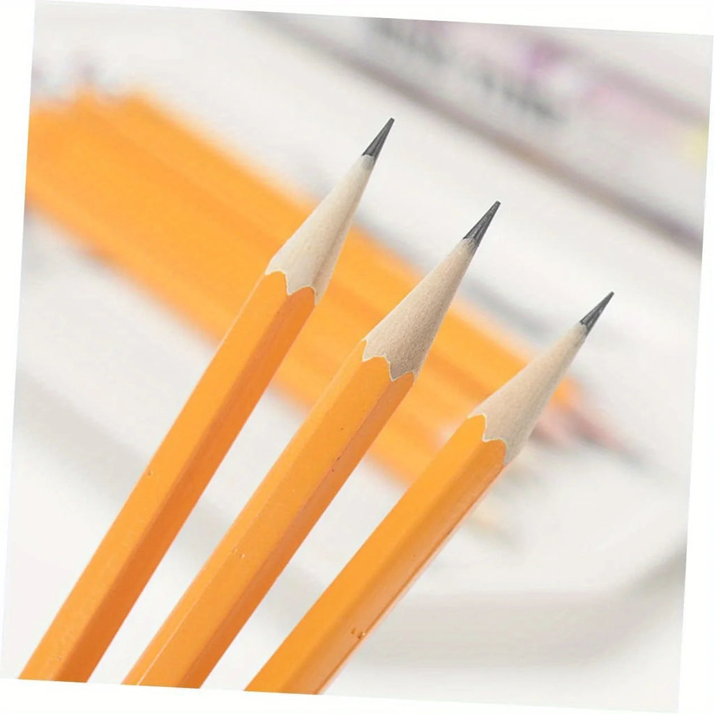 CowLost | standard-erasers-product_id-50-100-150pcs-hb-wood-cased-pencils-with-eraser-top-for-drawing-and-school-supplies |11