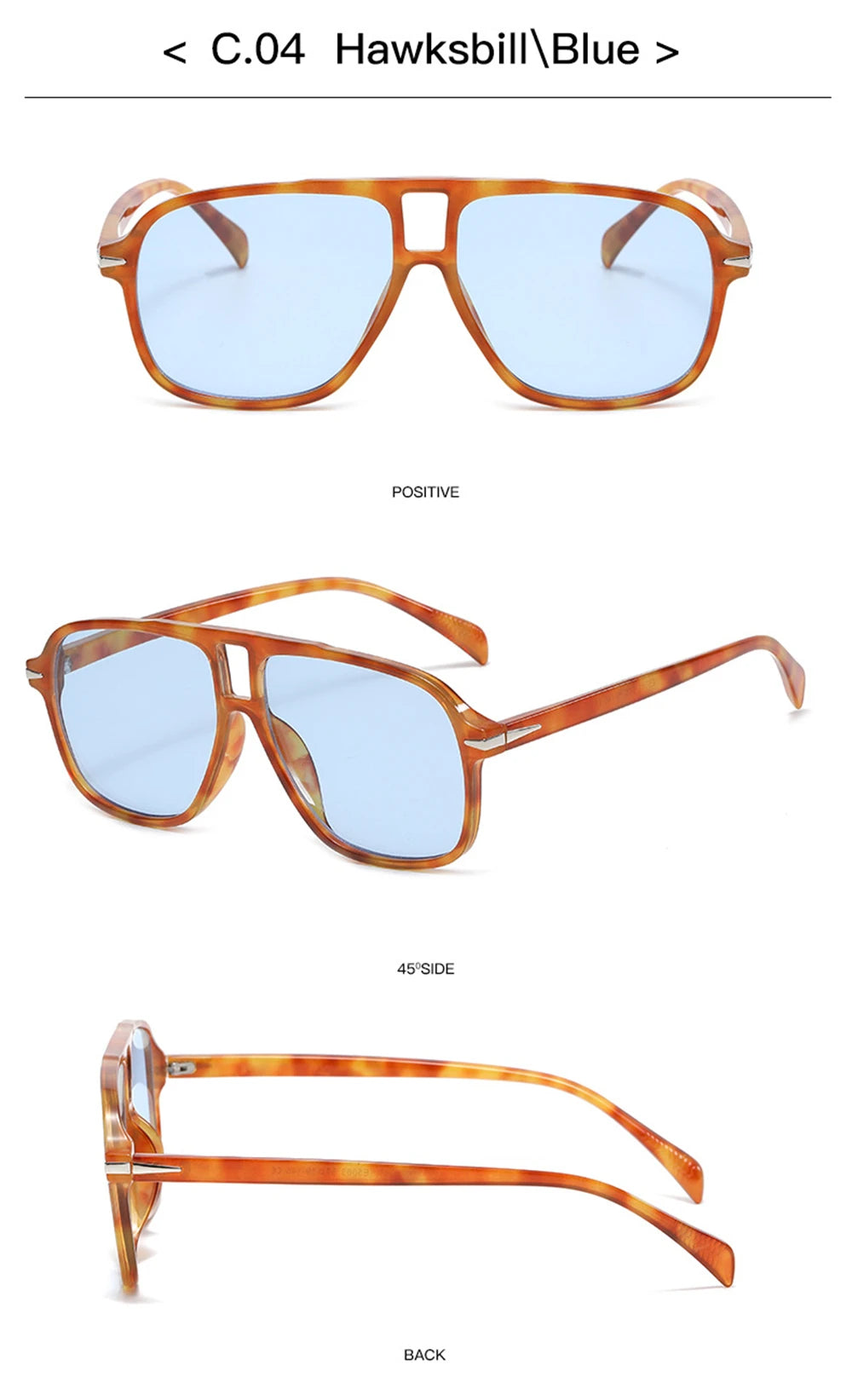 CowLost | earmuffs-vivibee-retro-gradient-brown-aviator-sunglasses-uv400 |19