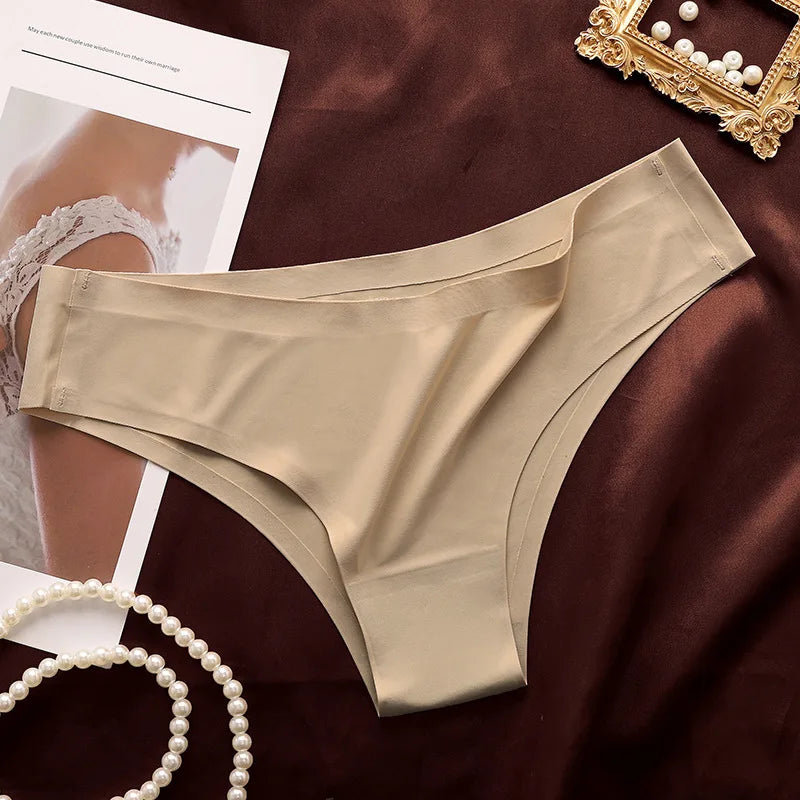 CowLost | product_id-women-s-ice-silk-seamless-low-waist-brazilian-briefs-m-xl-comfortable-panties |12