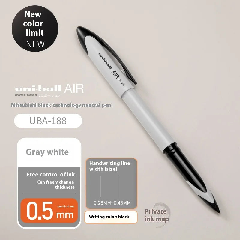 CowLost | product_id-uni-ball-air-uba-188-black-gold-series-gel-pen-quick-dry-high-end-office-pen |40
