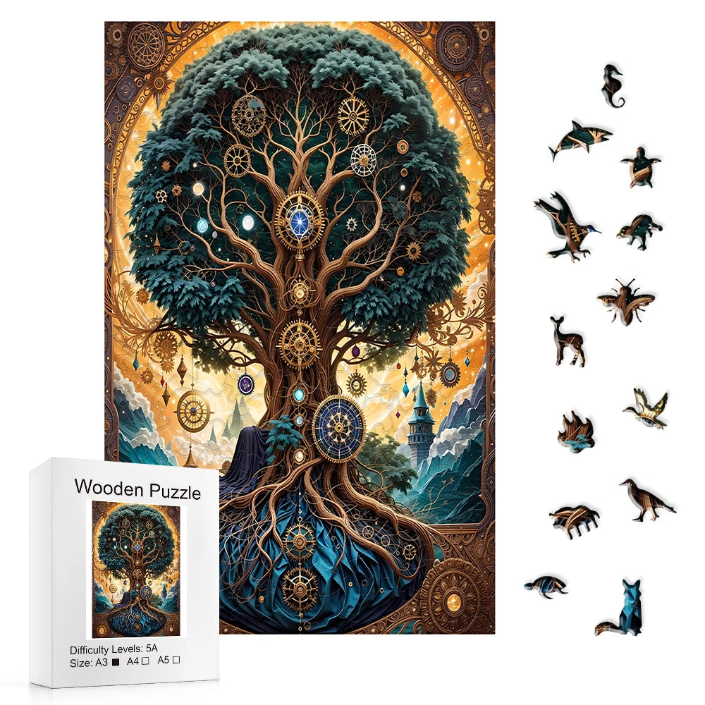 CowLost | product_id-colorful-tree-animal-wooden-jigsaw-puzzle-toy-christmas-gift |1