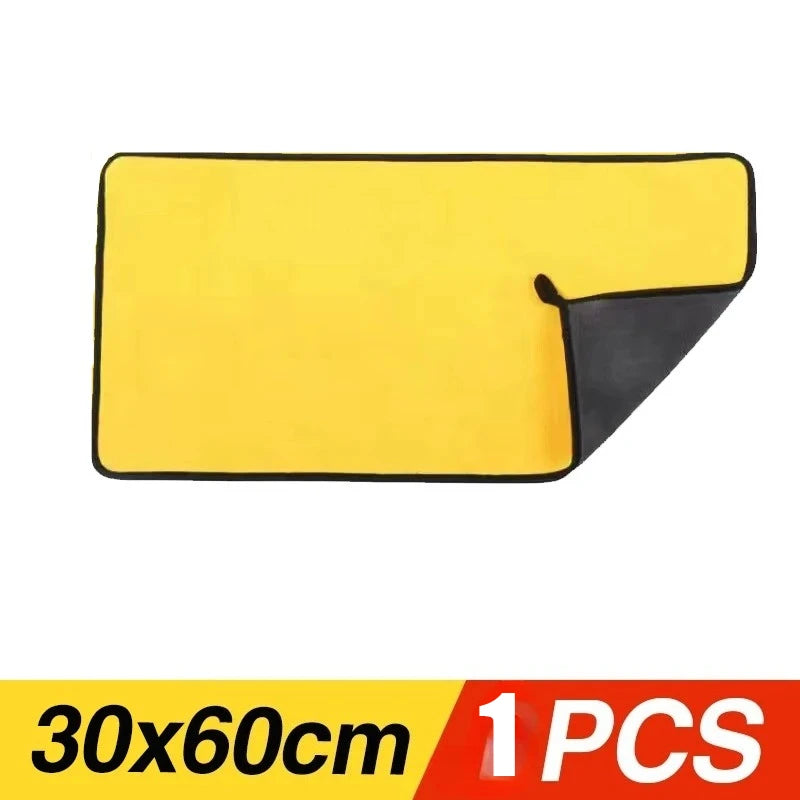 CowLost | shop-towels-general-purpose-cleaning-cloths-product_id-car-wash-absorbent-microfiber-cleaning-towels-thickened-yellow-30-40-60cm |20