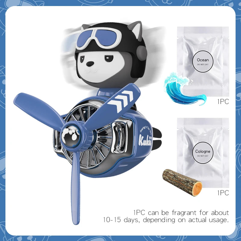 CowLost | product_id-pilot-bear-head-wind-rotation-car-air-freshener-vent-diffuser |26