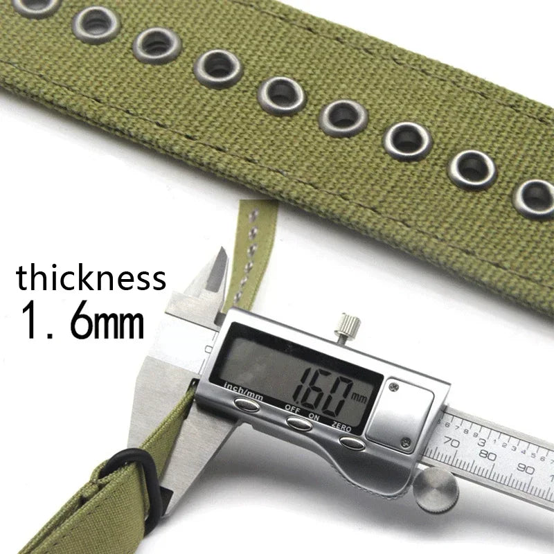 CowLost | product_id-canvas-nylon-watch-strap-with-stainless-steel-buckle-for-seiko-smartwatches-18-20-22-24mm |5