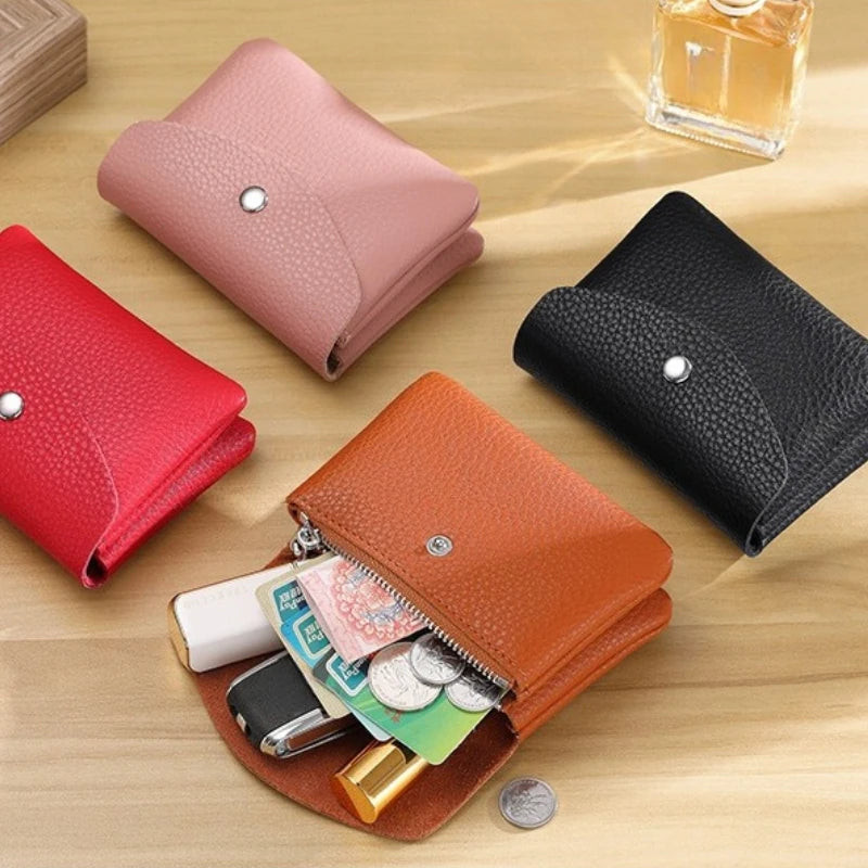 CowLost | leather-short-coin-wallets-card-holder-clutch-bag-card-case |4