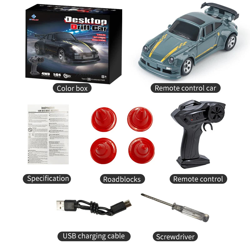 CowLost | fencing-barriers-teranty-kf20-1-64-four-wheel-drift-rc-racing-car-remote-control-toy |29