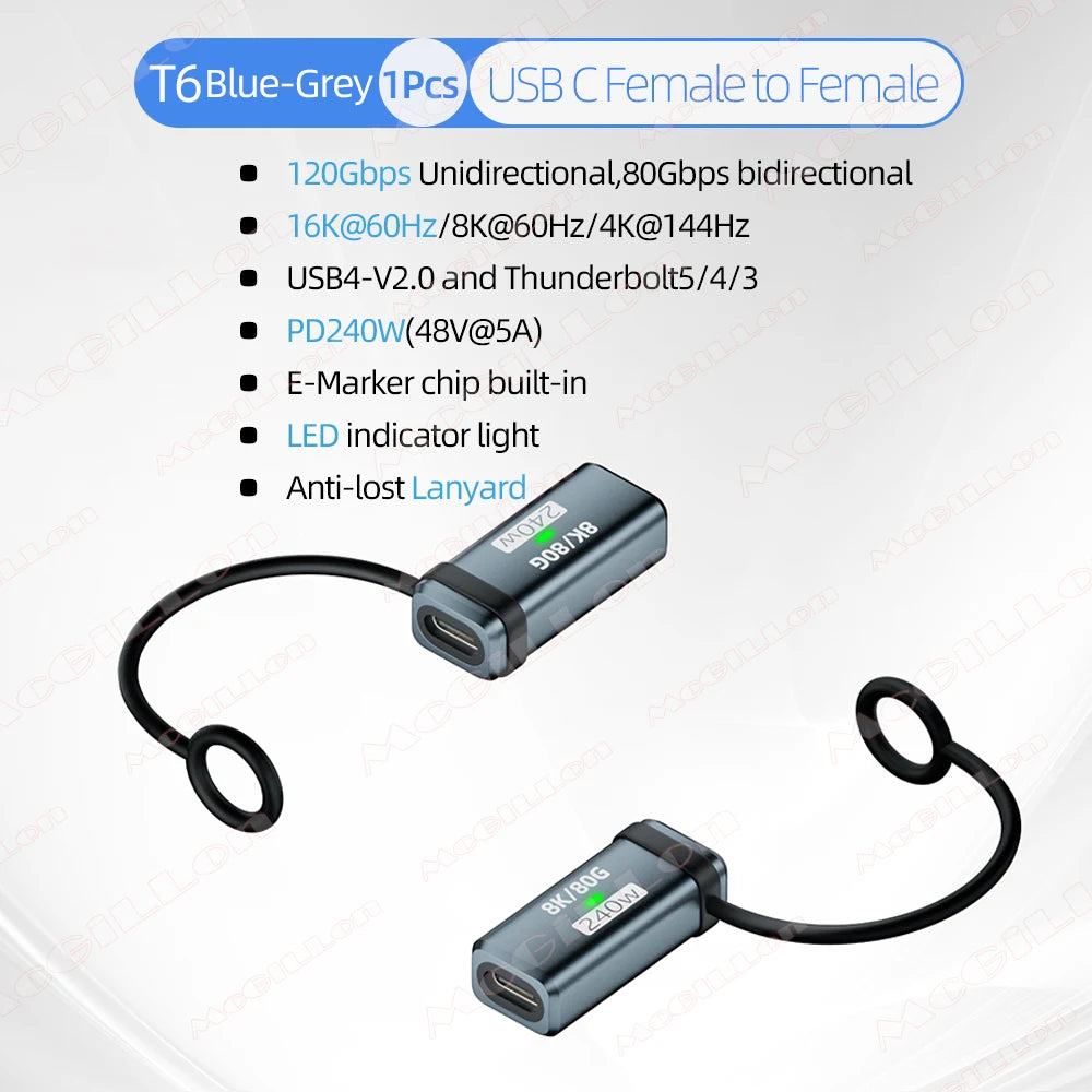 CowLost | product_id-usb4-2-0-pd-240w-5a-usb-c-to-usb-c-straight-angle-charger-adapter-120gbps-16k-60hz |19