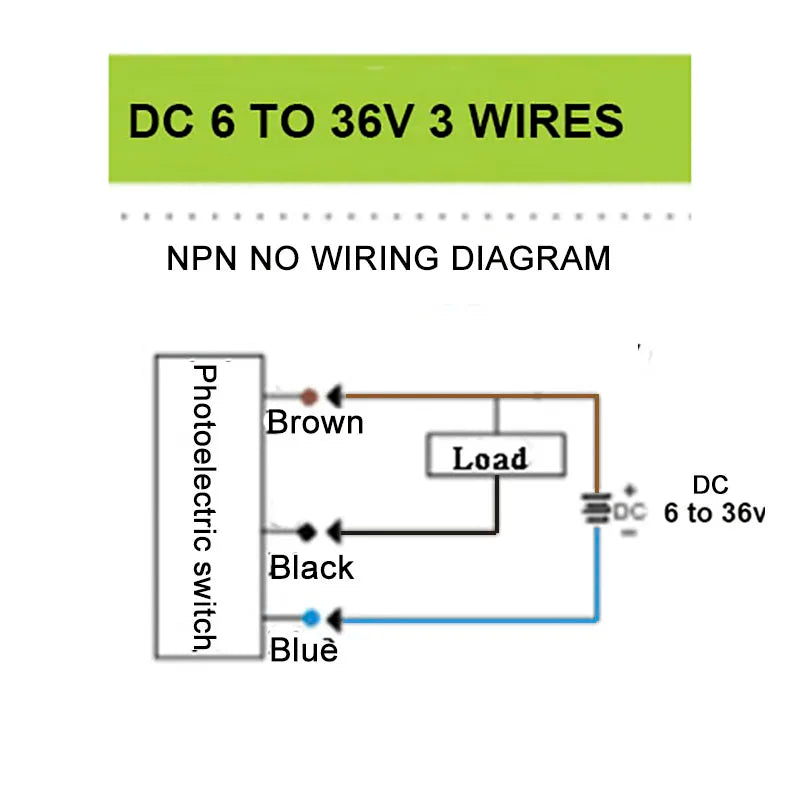 CowLost | light-switches-product_id-5pcs-3m-dc6-36v-infrared-diffuse-reflection-photoelectric-switch-npn-no-sensor |6