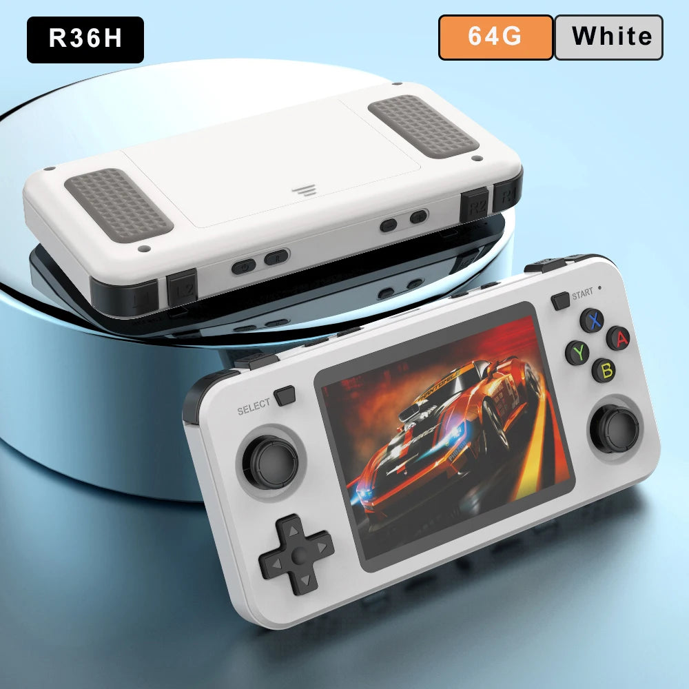CowLost | game-timers-boyhom-r36h-retro-handheld-game-console-3-5-ips-linux-64g-128g |20