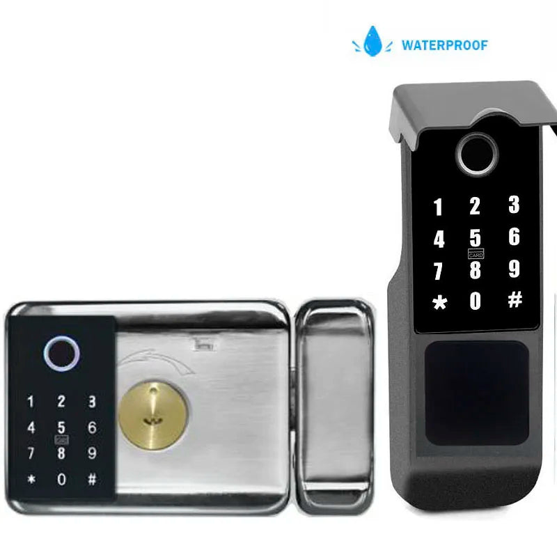 CowLost | locks-keys-product_id-vseumet-tuya-ttlock-waterproof-double-side-keypad-fingerprint-outdoor-electronic-rim-lock-for-gate-fence-intercom |20