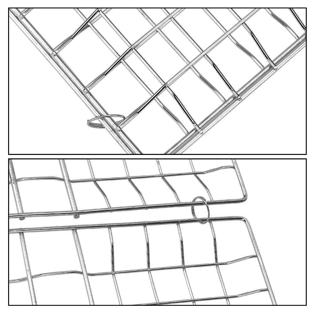 CowLost | product_id-foldable-bbq-grill-mat-with-wooden-handle-and-stainless-steel-meat-clip-holder-mesh-basket |3