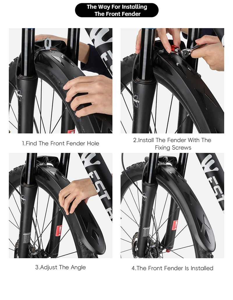 CowLost | sporting-goods-west-biking-reflective-high-toughness-bicycle-fender-for-26-27-5-inch-mtb |16