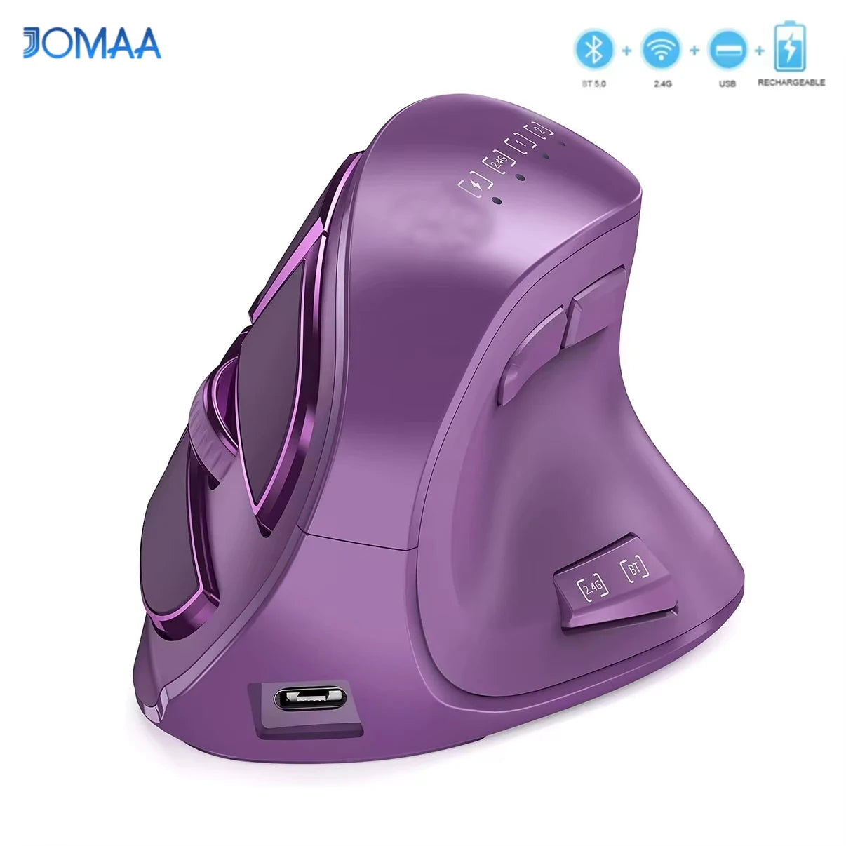 CowLost | product_id-jomaa-ergonomic-bluetooth-wireless-vertical-rechargeable-optical-mouse-for-apple-computers |1