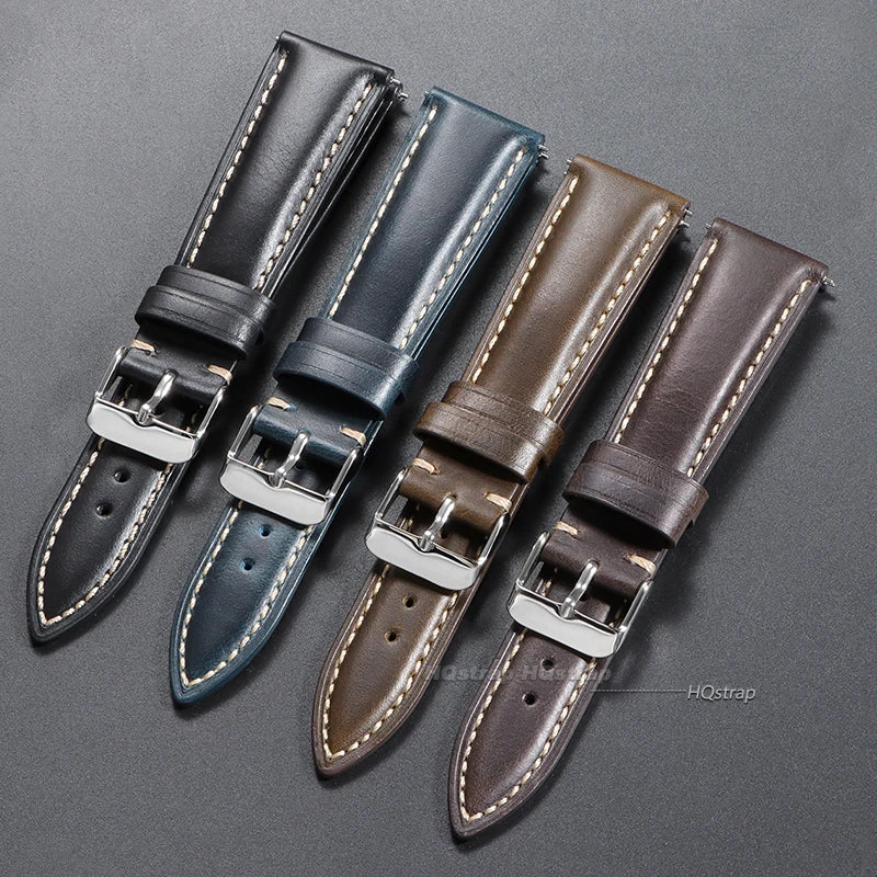 CowLost | product_id-calfskin-leather-quick-release-watch-band-with-silver-stainless-steel-buckle-18-22mm |3