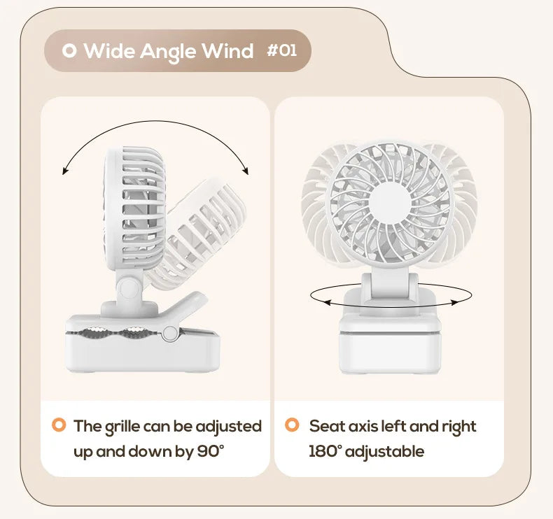 CowLost | product_id-homefish-usb-rechargeable-mini-clip-fan-portable-sunshade-cooling-fan-for-outdoor-travel-live-streaming |14