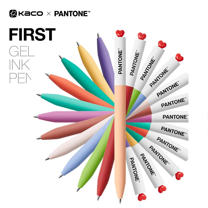CowLost | product_id-2pcs-kaco-x-pantone-first-kwaii-love-gel-pen-set-for-students-office |1