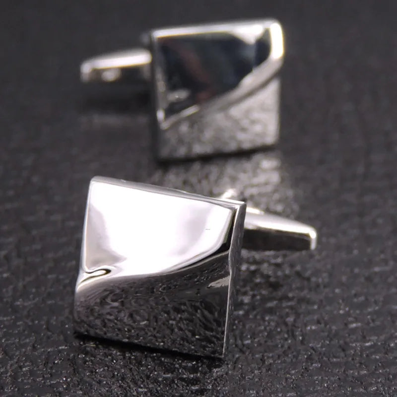 CowLost | cufflinks-for-men-luxury-silvery-cuffs-retro-metal |3