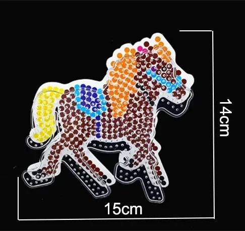 5mm Hama Beads Transparent Plastic Stencil Template Jigsaw Puzzle Pegboard