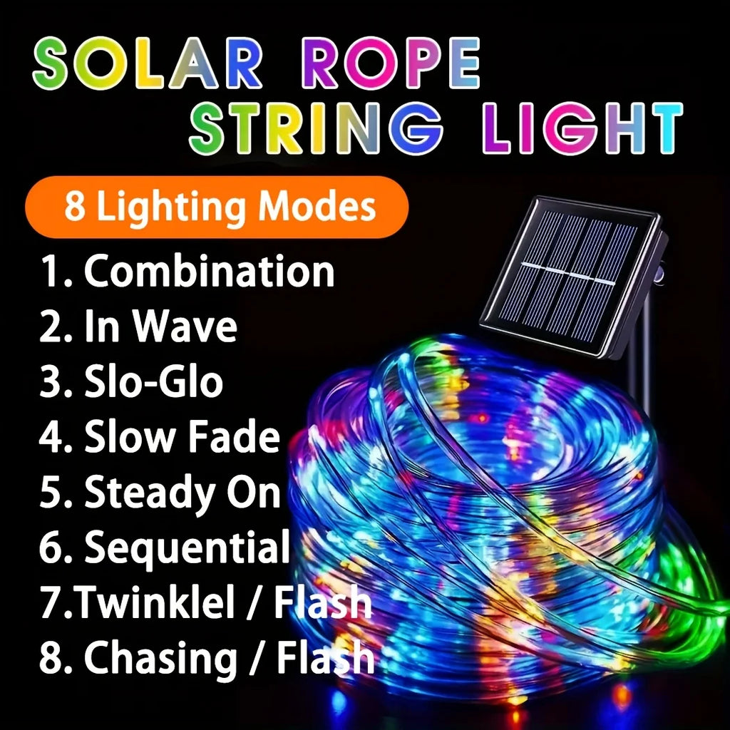 CowLost | light-ropes-strings-product_id-solar-led-waterproof-rope-light-string-for-outdoor-garden-wedding-party-christmas-decoration |3