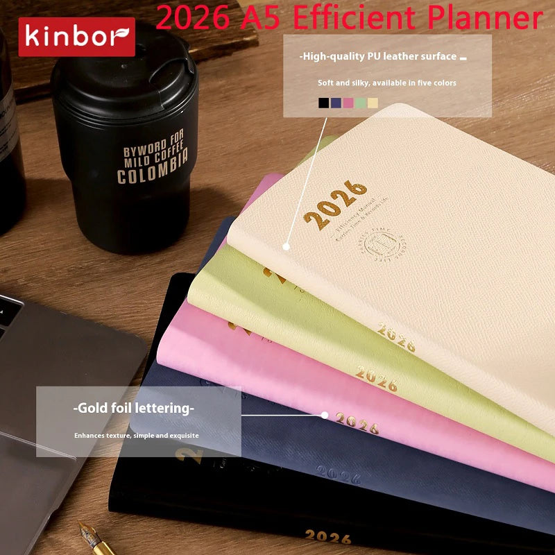 CowLost | product_id-kinbor-2026-a5-pu-leather-planner-one-day-per-page-time-blocking-scheduling-goals-tracking-notepad |1