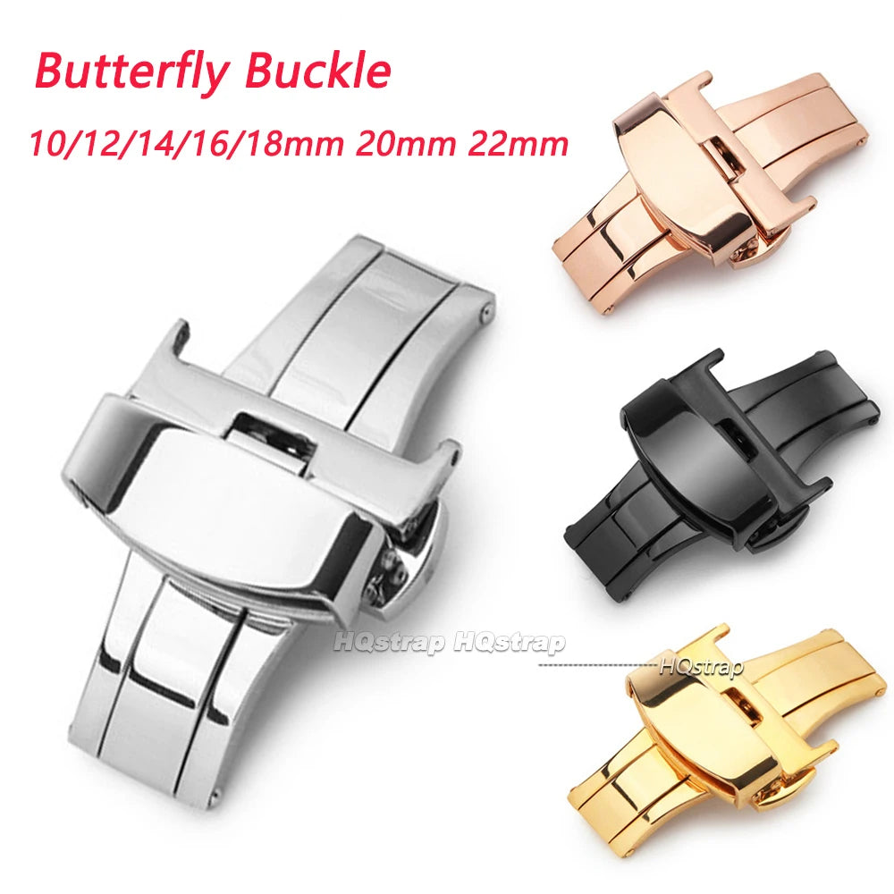 CowLost | product_id-butterfly-buckle-stainless-steel-watch-strap-buckle-for-apple-watch-10-22mm |8