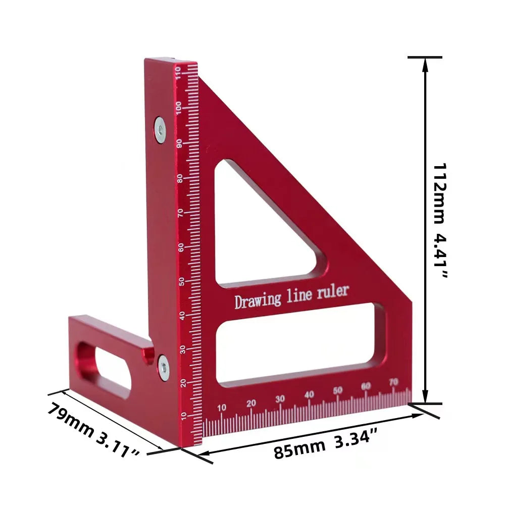 CowLost | product_id-aluminum-woodworking-protractor-miter-triangle-ruler-high-precision-measuring-tool |3