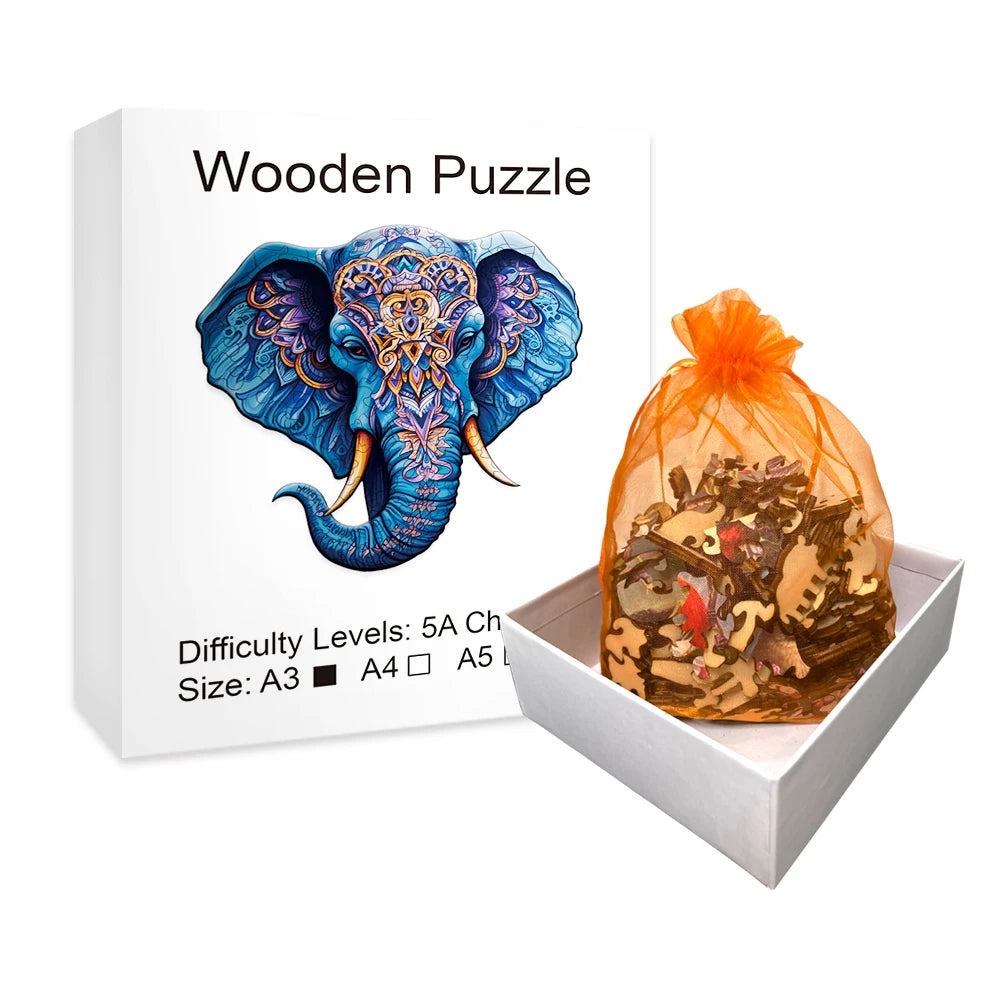 CowLost | product_id-wooden-elephant-jigsaw-puzzle-difficult-decompression-toy-gift-for-adults-and-kids |4