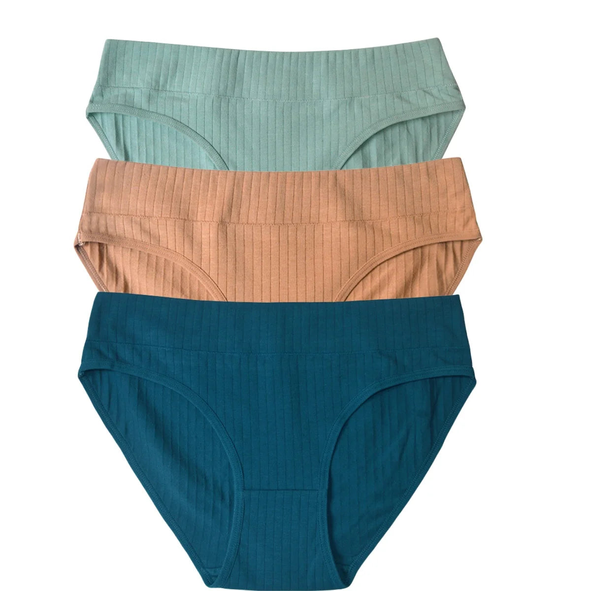 CowLost | product_id-3pcs-women-s-cotton-low-waist-solid-briefs-m-xl-breathable-comfortable-panties |13