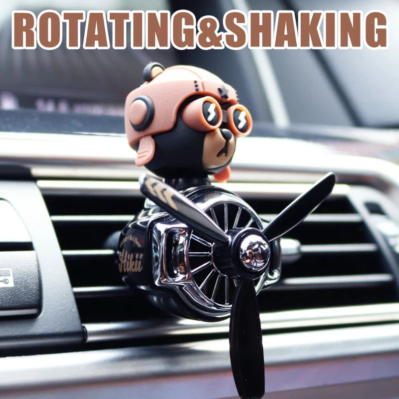 CowLost | product_id-pilot-bear-head-wind-rotation-car-air-freshener-vent-diffuser |1