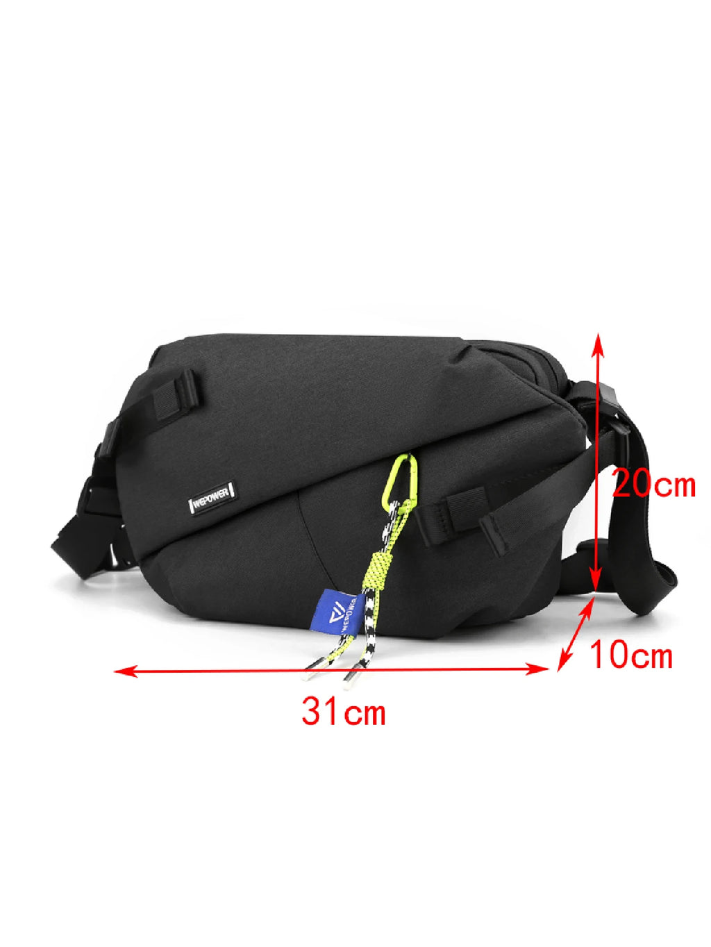 CowLost | uncategorized-high-quality-nylon-panelled-unisex-waist-and-chest-bag-crossbody-pack |11