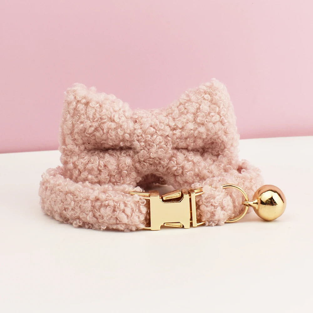 CowLost | cat-furniture-personalized-teddy-cat-collar-with-bell-and-name-plate |21