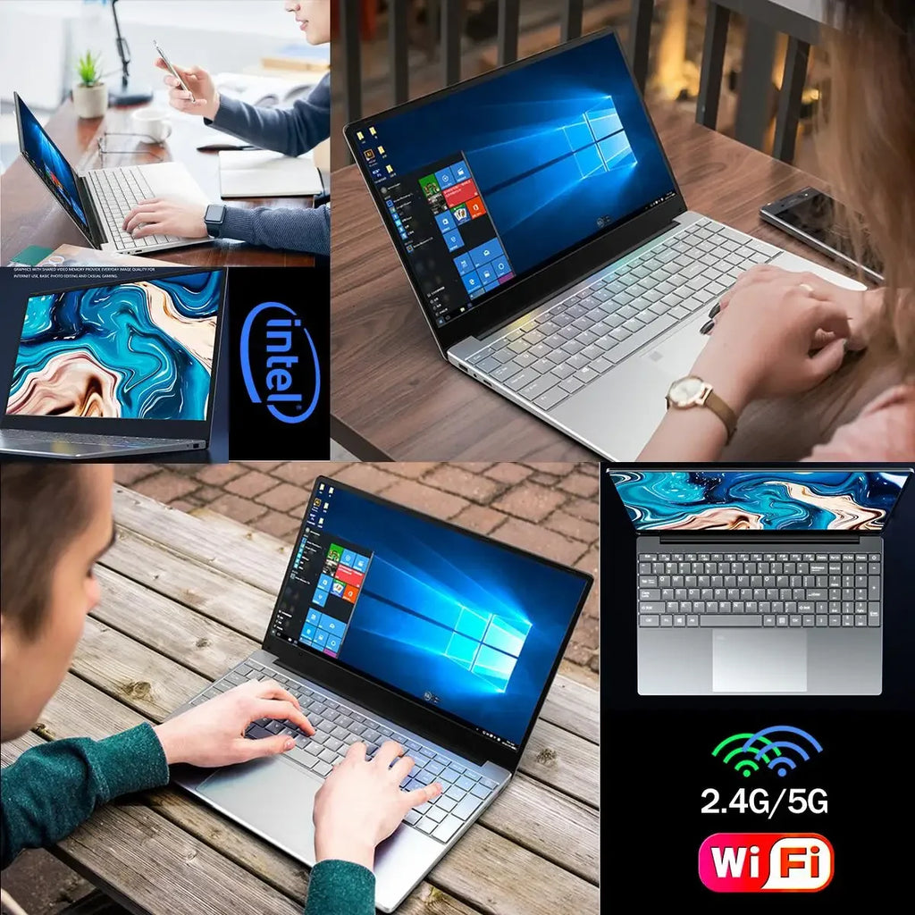 CowLost | 2025-laptop-15-6-inch-ips-screen-16gb-ram-intel-celeron-11th-n5095-netbook-windows-10-11-pro-office-notebook-pc-portable |22