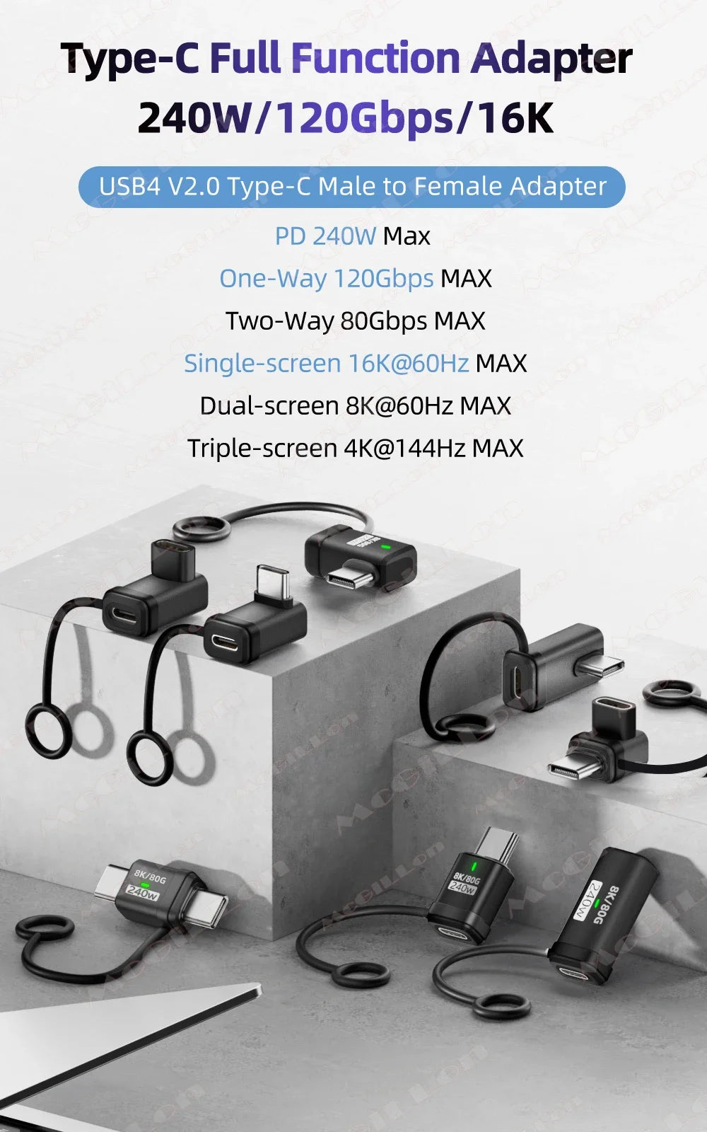 CowLost | product_id-usb4-2-0-pd-240w-5a-usb-c-to-usb-c-straight-angle-charger-adapter-120gbps-16k-60hz |7