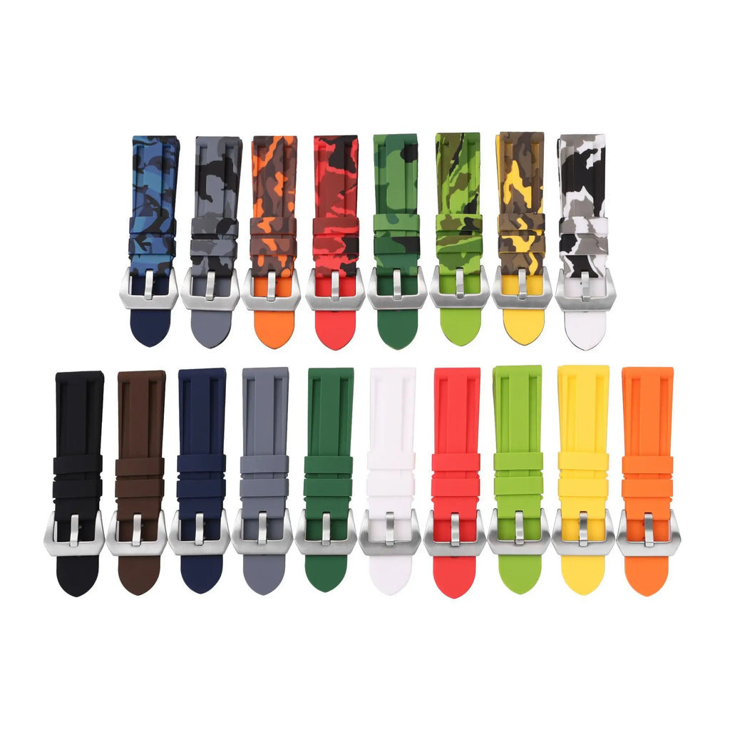 CowLost | rubber-watchband-for-panerai-20mm-22mm-24mm-26mm-soft-silicone-watch-strap-men-women-waterproof-sport-wristband-universal-belt |5
