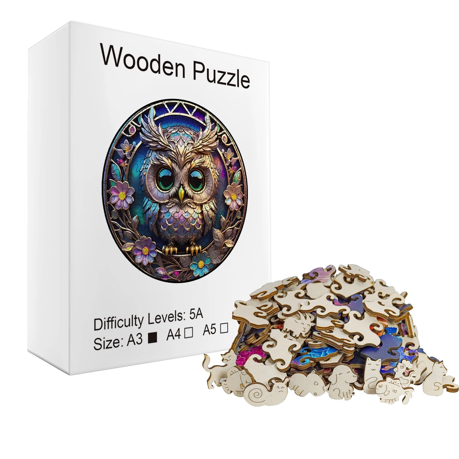 CowLost | product_id-wooden-animal-fantasy-jigsaw-puzzles-for-adults-artistic-gift-set |5