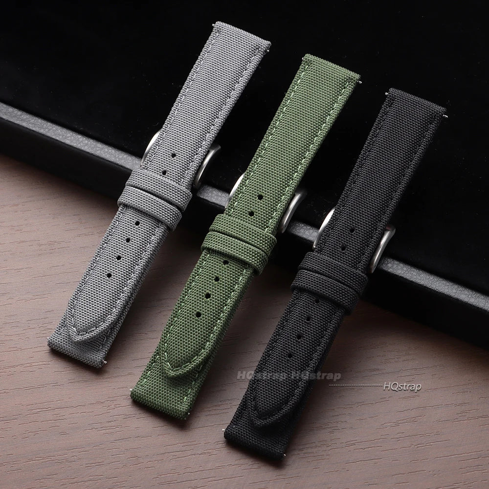 CowLost | product_id-hqstrap-waterproof-two-sided-nylon-sailcloth-quick-release-watch-strap-20mm-22mm |5