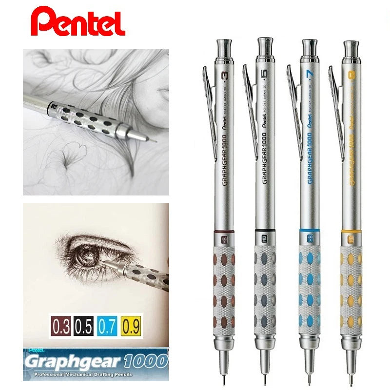 CowLost | product_id-pentel-graphgear-1000-mechanical-pencil-metal-sketching-drawing-architectural-design-pen-school-office-art |1