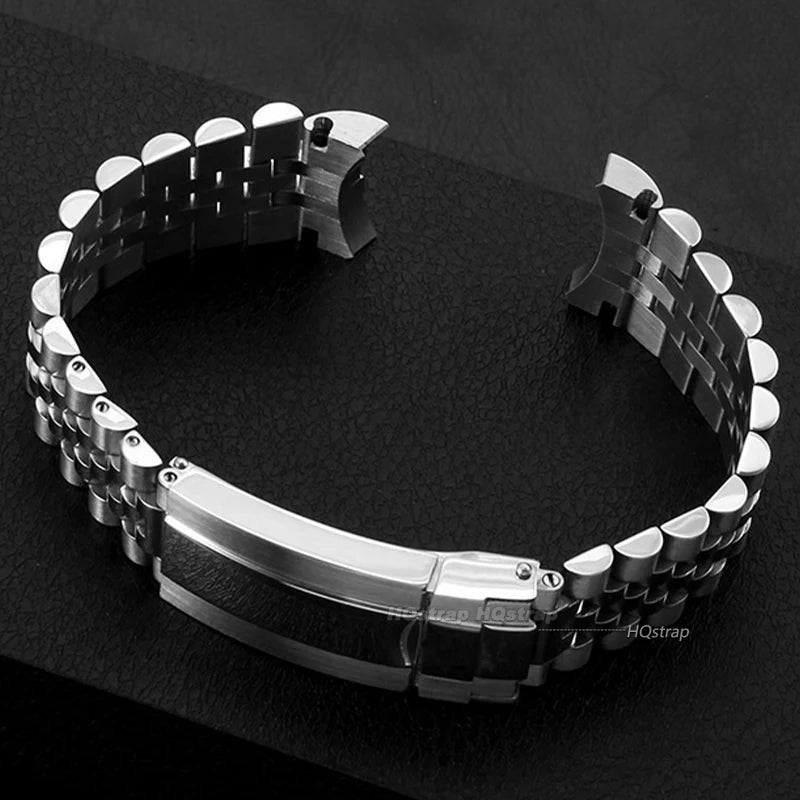 CowLost | bracelets-product_id-20mm-curved-end-solid-stainless-steel-jubilee-bracelet-for-rolex-watch |11