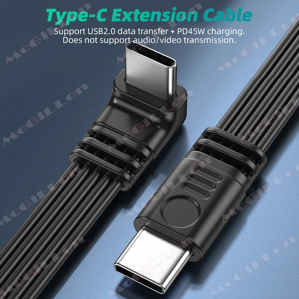 CowLost | product_id-type-c-to-type-c-adapter-cable-10-100cm-45w-fast-charging-480mbps-data-transfer |2