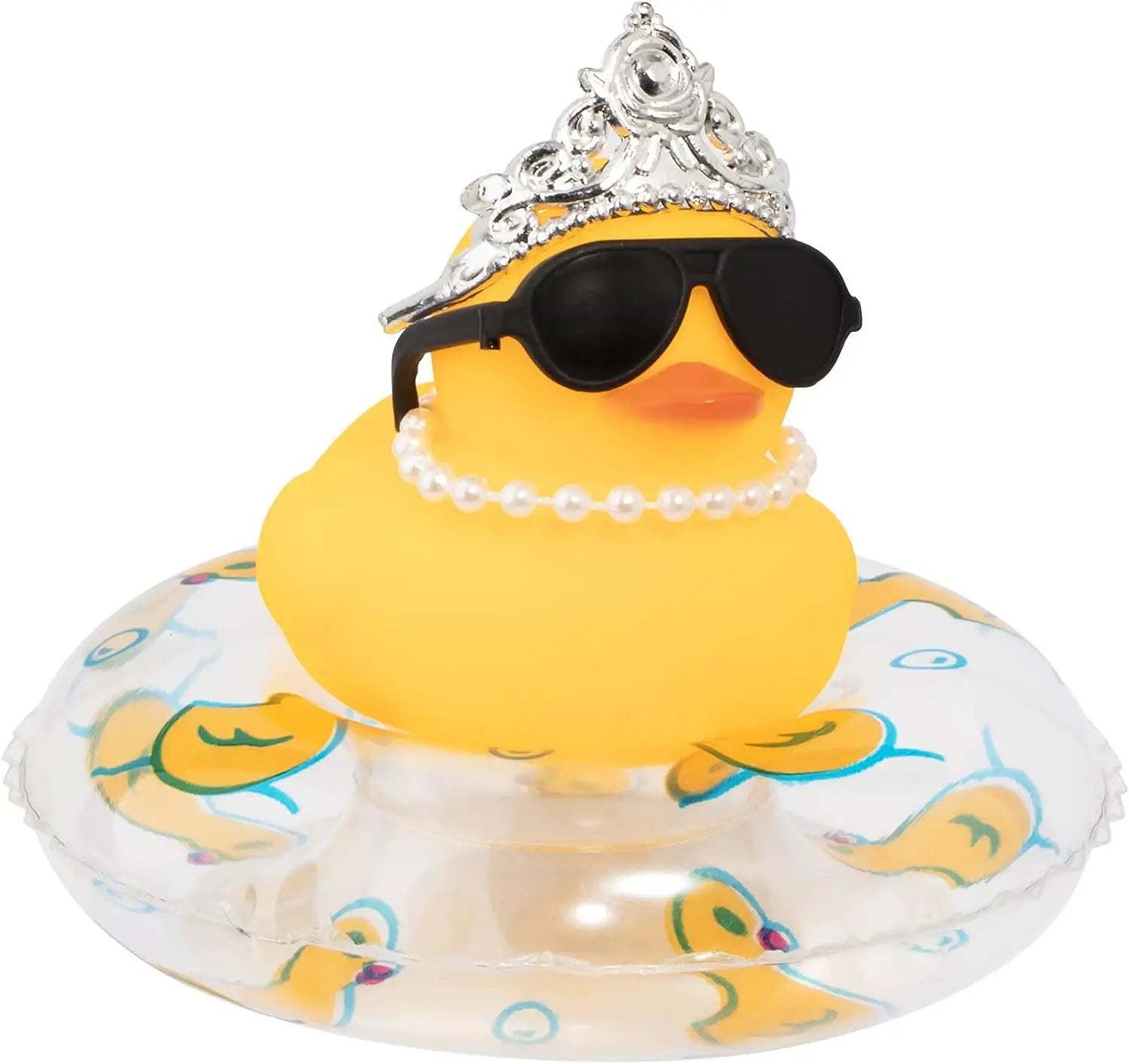 CowLost | product_id-car-rubber-duck-dashboard-ornament-with-pearl-necklace-and-crown-for-jeeps |19