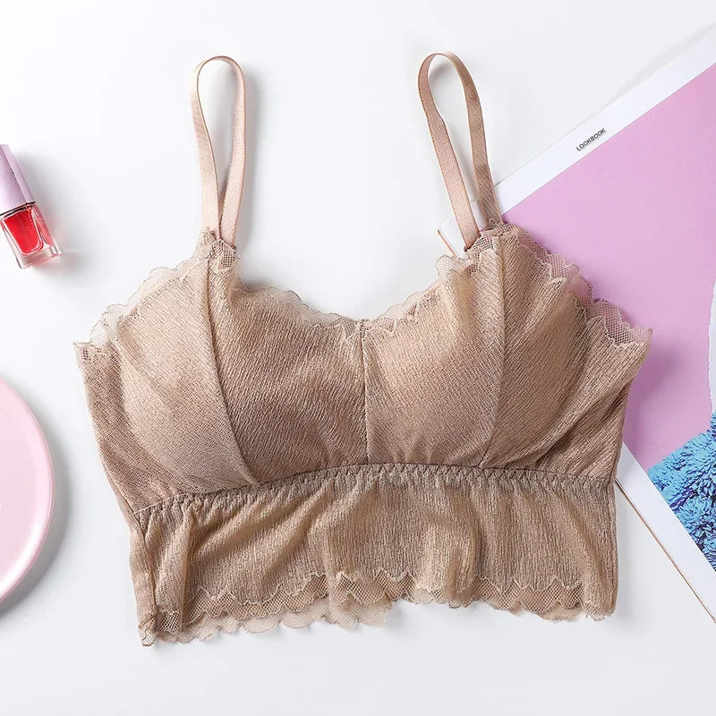 CowLost | product_id-wireless-padded-lace-bralette-crop-top-for-women-summer-lingerie |10
