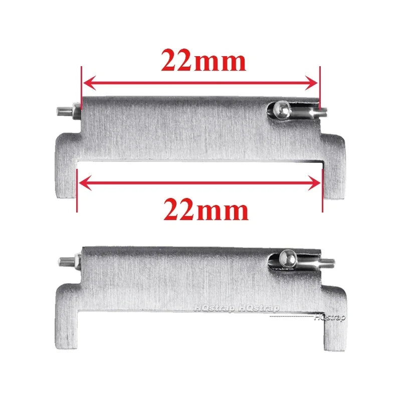 CowLost | product_id-2pcs-stainless-steel-quick-release-watch-strap-adapters-18mm-22mm |11