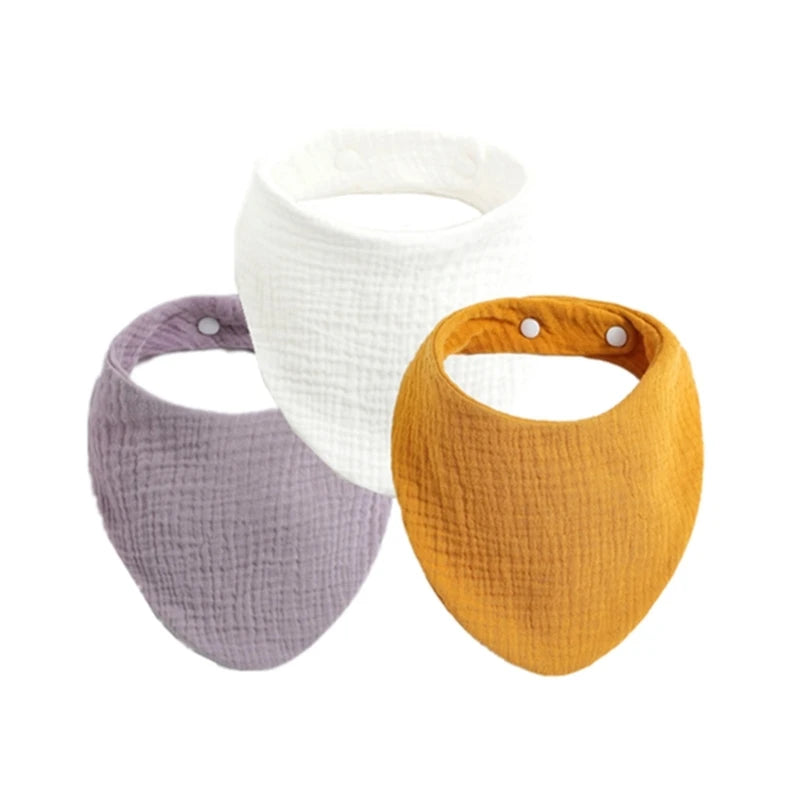 CowLost | 3pcs-5pcs-muslin-bibs-baby-face-towel-wash-cloth-drooling |14