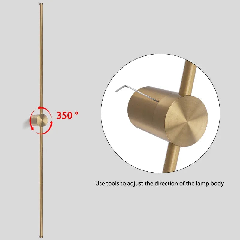 CowLost | product_id-modern-led-wall-lamp-100-120cm-white-gold-corridor-bedside-sconce-indoor-lighting |4